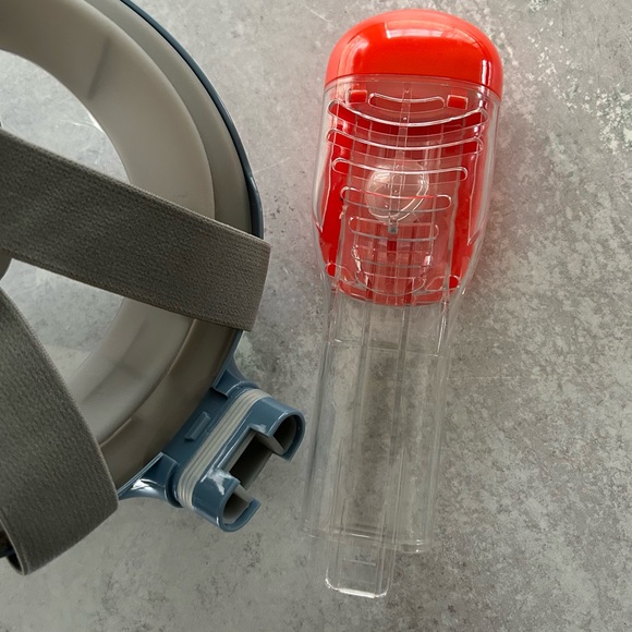 SEAVIEW 180 Degree Panoramic Snorkel Mask- Full Face Design, Manta Ray - L/XL - Picture 6 of 10